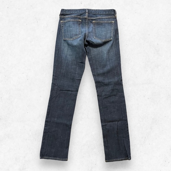 J. Crew Matchstick Jeans Dark Blue Women's 28 Regular Stretch Straight Low Rise - Picture 2 of 8